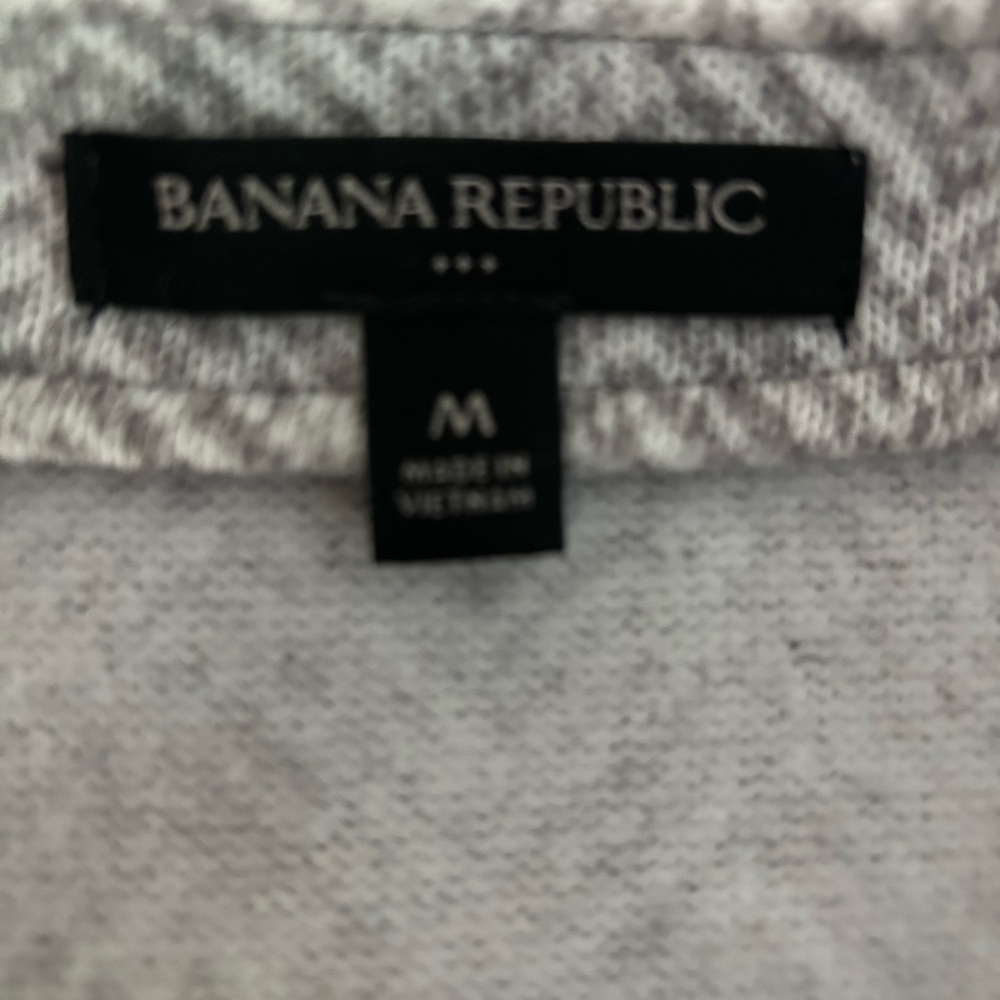Banana Republic Women's Cream Herringbone Coat - Picture 2 of 8